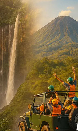 Splasing Lava Tour Semeru & Tumpaksewu Water Fall