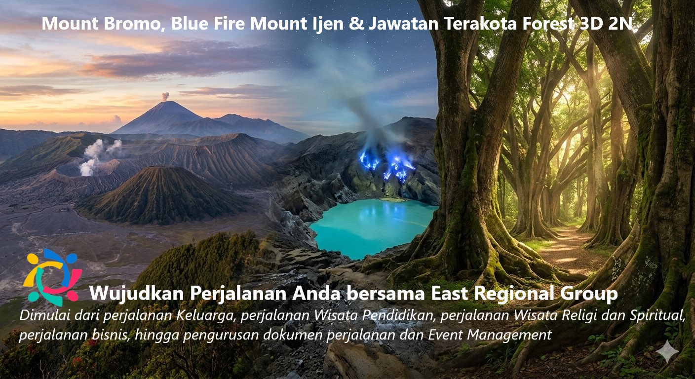 Golden Sunrise Bromo, Keajaiban Api Biru Ijen & Labirin Fantasi De Djawatan